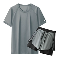 Плавание с двумя частями [серый+101 серый] двойной анти -эмбаррасист