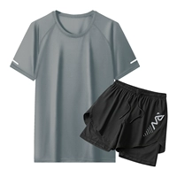 Плавание с двумя частями [серый+102 черный] двойной анти -эмбаррассирование