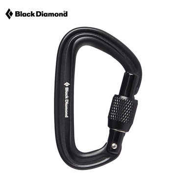 Black Diamond LiteForge BD black drill rock climbing main lock ultralight D lock hook ring spot-Taobao