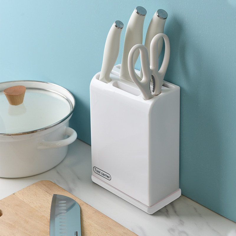 Knife rack kitchen supplies multi-function knife storage layer rack knife seat kitchen knife rack household knife scissors storage layer shelf