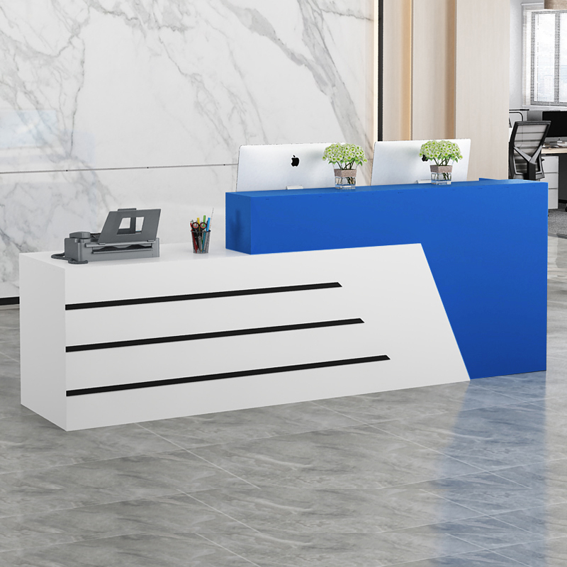 Cash register modern simple baking paint front desk reception desk bar table counter clothing store beauty salon welcome service desk