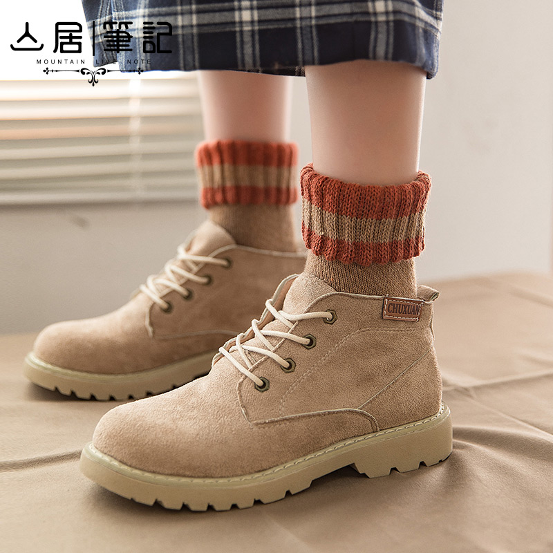Long stockings women's tide long leg Martin boots socks children autumn winter net red super fire high tube warm socks plus fleece thickening winter