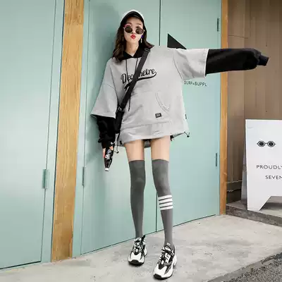 Mountain residence notes over the knee socks women tide ins ins European and American socks women stockings ins tide Joker Street high socks spring and autumn