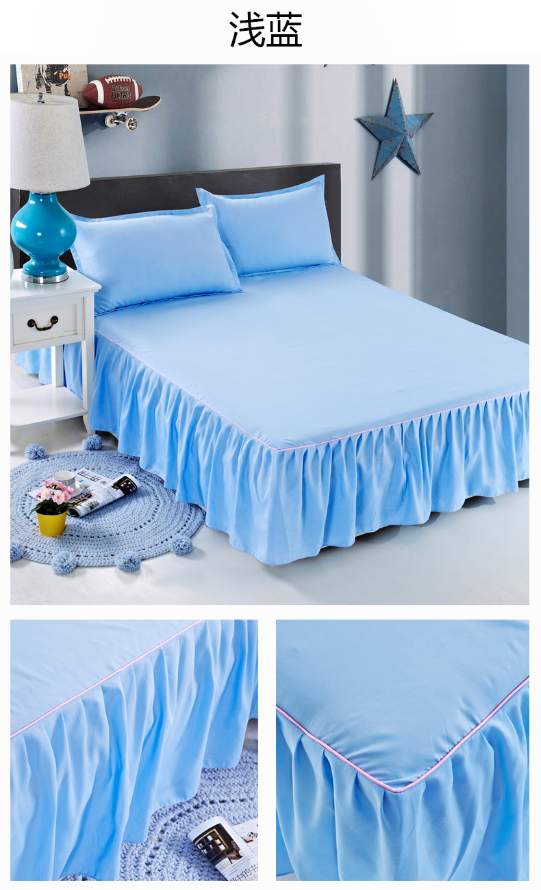 Mất hai mét tám mươi mét giường tờ 1.8m1.5x2.0m đôi giường váy bedspread bedspread nắp bảo vệ đơn bụi che - Váy Petti váy giường đẹp	