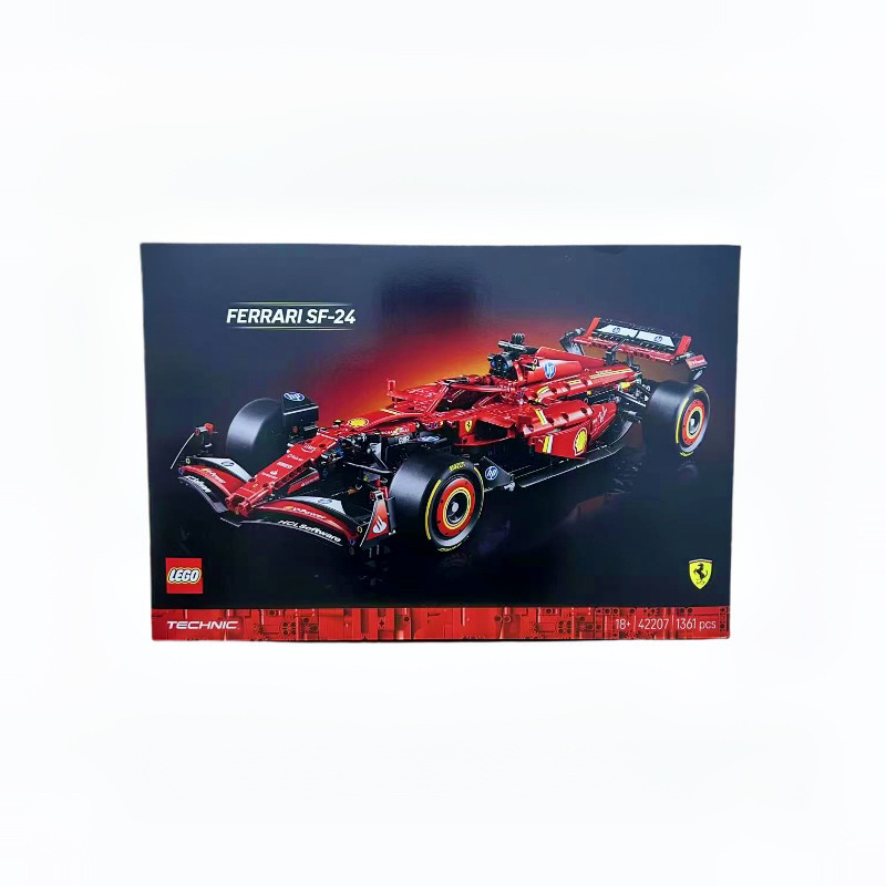 Lego Technic 42207 Ferrari Sf-24 Racing Car F1 Building Blocks Educational Building Toy Gift for Boys and Girls