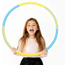Hula hoop sponge plastic children hula hoop primary and secondary school students beginner hula hoop plastic removable can be aggravated