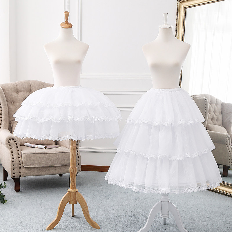 Magic skirt support lolita violent fishbone brace daily soft gauze brace Lolita Carmen skirt inside the adjustable