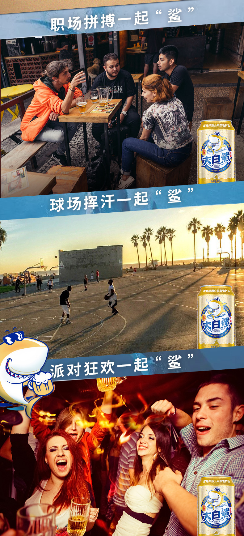 青岛啤酒 9度大白鲨啤酒 330*24听 图3