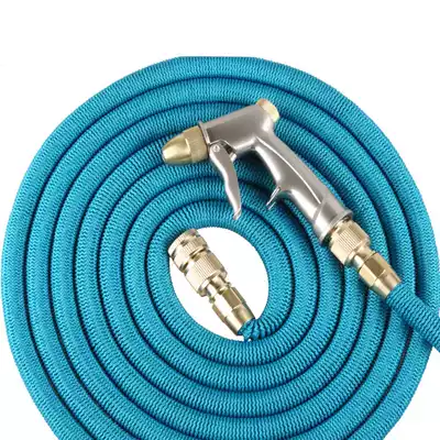 Car washing water gun household car washing tool water grab high pressure water gun head telescopic water pipe hose punching car watering flower artifact
