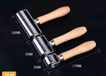 Leather Iron Rollers Pushwheel Roller Roller Press-Edge Instrumental Rollerroll Rubber Wheel Leather Rolling Wheel Leather Rolling Wheel Small Rolling