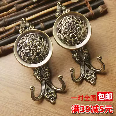 Curtain hook wall hook European-style wall hook hook Wall hook hanging ball strap hook Curtain pair of curtain straps New product