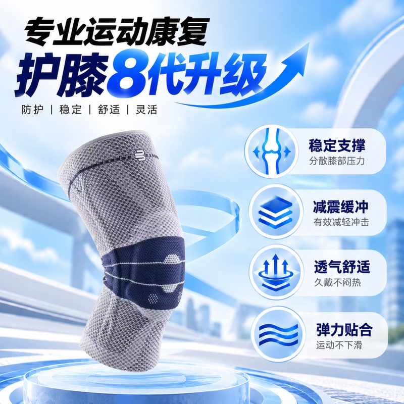 German Balfen Knee Brace Eighth Generation Genutrain Sports Outdoor Basketball Running Protective Gear German Balfen Knee Brace Eighth Generation Genutrain Sports Outdoor Basketball Running Protective Gear