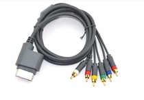 Spot sale XBOX360 color difference cable 6 heads XBOX360slim host AV cable game accessories video cable