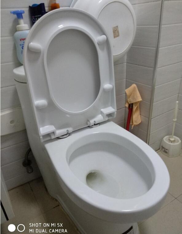 Toilet cover household thickened OV toilet toilet circle old-fashioned toilet cover sitting toilet cover universal accessories U-shaped