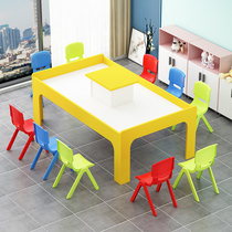 Childrens play sand table space sand table multi-functional toy table shopping mall toy table experience table game table building block table