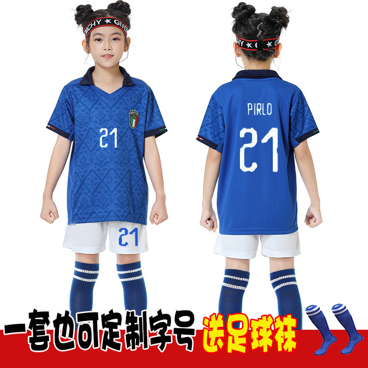 Italian women's adult children's football uniform suit parent-child activity performance training competition custom jersey team uniform