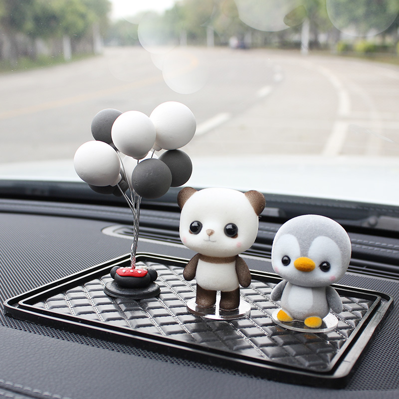 Pink White Creative Cute Personality Balloon Car Decoration