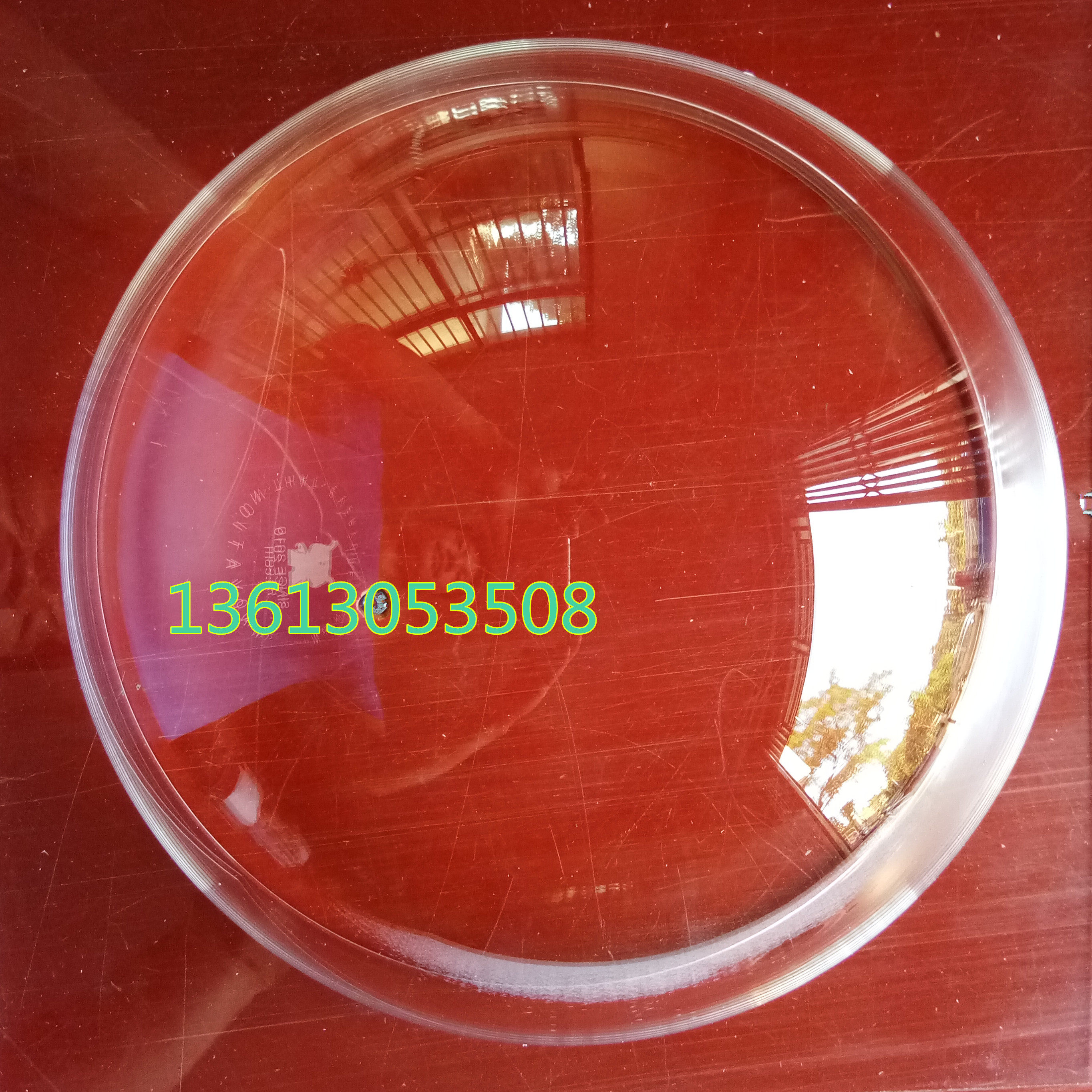 Custom plexiglass hemisphere milky white hanging ball lampshade transparent ball spray paint display cover model cover various sizes