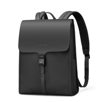 Small light business commuter shoulder bag men waterproof computer backpack 15 6 inch fashion minimal student bag