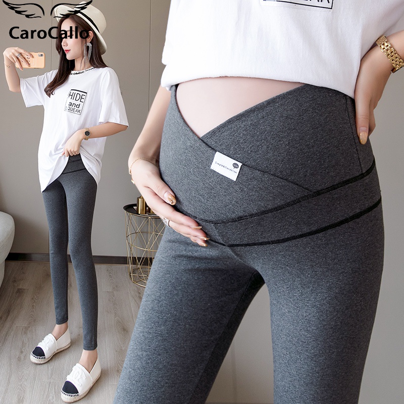 Pregnant Woman Spring Dress Pants 2022 Spring Autumn Style Fashion Casual Cross Nursery Pants Outside Wearing Low Waist 100 Hitch Lap Pants