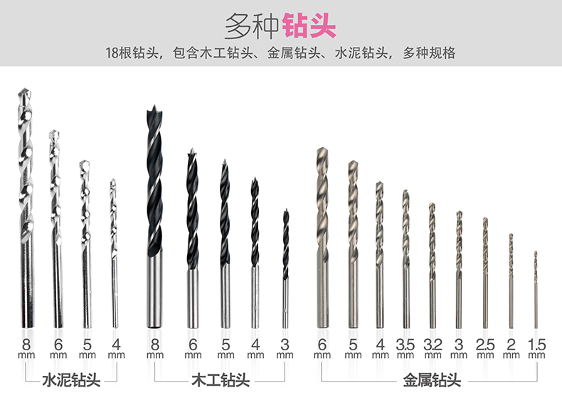 Ximeng hộ gia đình khoan điện công cụ điện tay thiết lập phần cứng thợ điện bảo trì đặc biệt tuốc nơ vít đa năng hộp công cụ - Dụng cụ cầm tay