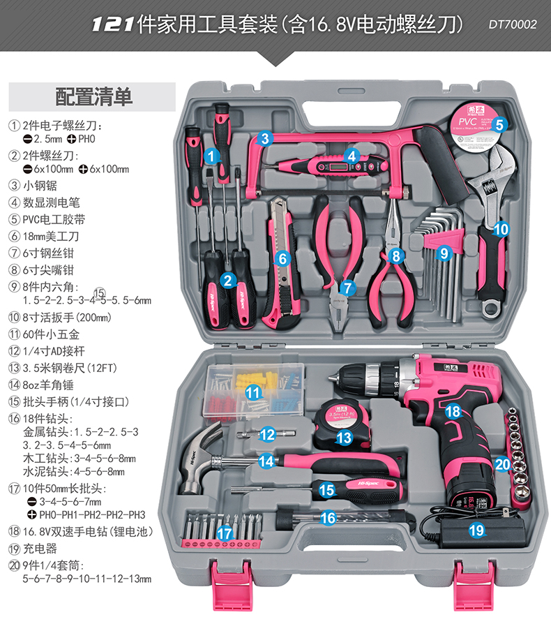 Ximeng hộ gia đình khoan điện công cụ điện tay thiết lập phần cứng thợ điện bảo trì đặc biệt tuốc nơ vít đa năng hộp công cụ - Dụng cụ cầm tay