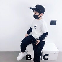 ENOCHBABY2022 Childrens Day is a long sleeve for boys and girls with kangaroo T - cuff