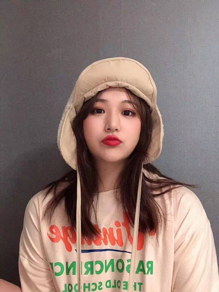 2020 Winter Korea Dongdaemun Hat Korean Version Double-sided Versatile Lamb Hair Ear Protector Hat Female Fisherman Hat Woman