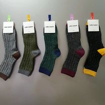 South Korea Dongdaemun Autumn Winter Socks Female Midbarrel Socks Sweet 100 lap casual rendering cotton socks Piles Socks womens damp