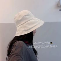 Spring and summer hat South Korea Dongdaemun net version simple all-match big brim sunshade sunscreen hat female fisherman hat basin hat trendy