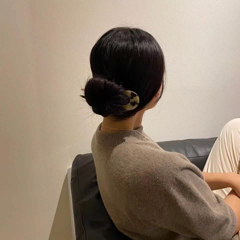 New Korean Dongdaemun NYUNYU hair accessories BAO WEN temperament retro net red ins trendy hairpin hairpin female hairpin