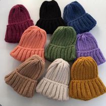 20 new Korea Eastern big door hat hat Han version autumn winter brief candy color 100 lap day wool cap knitted hat woman