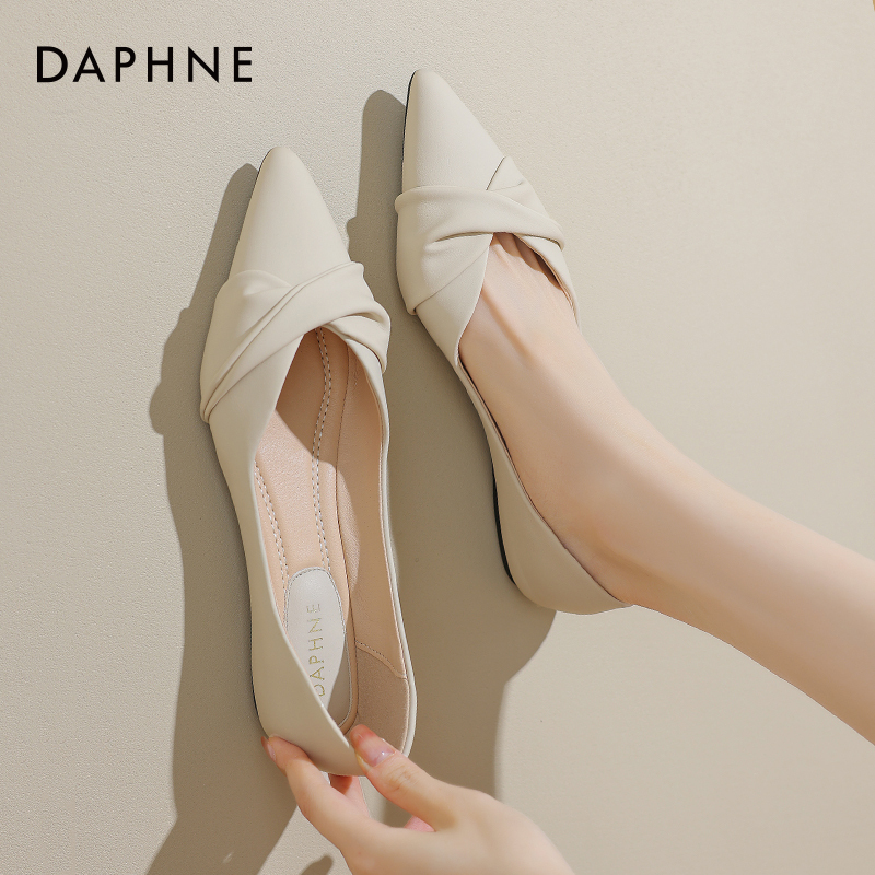 Daphne Flat Shoes for Women, Small Leather Shoes, 2026 New Summer Boat Shoes, Pointed Toe Shoes, Single Shoes, Wedding Shoes, Women's Loafers Daphne Flat Shoes for Women, Small Leather Shoes, 2026 New Summer Boat Shoes, Pointed Toe Shoes, Single Shoes, Wedding Shoes, Women's Loafers