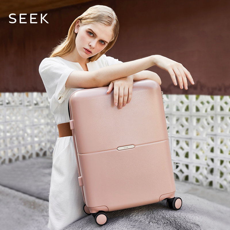 SEEK rechargeable luggage female ins net red new 24 inch trolley case small boarding case 20 inch password box