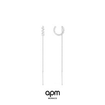 APM Monaco Tassel Chain Earrings Temperament Atmosphere Earrings Earrings Earrings Gift for Girlfriend New Year Gift