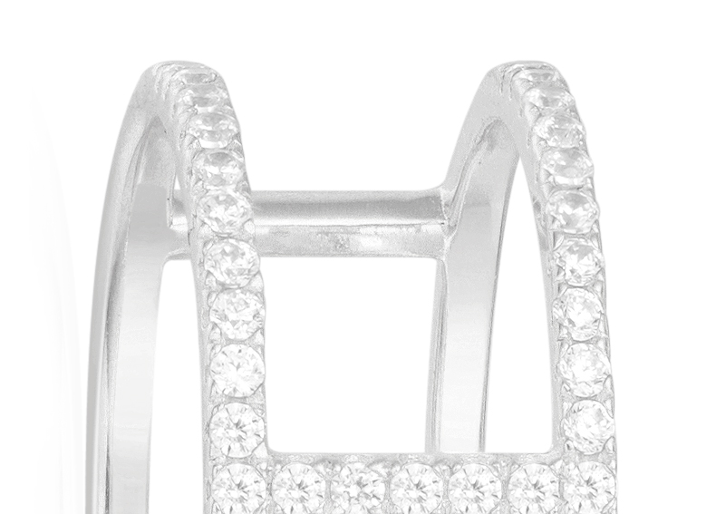 Bague Femme MONACO en Argenterie - Ref 3089103 Image 11
