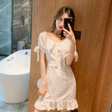 Летняя юбка, платье, приталенный корсет, коллекция 2022, яркий броский стиль, в цветочек