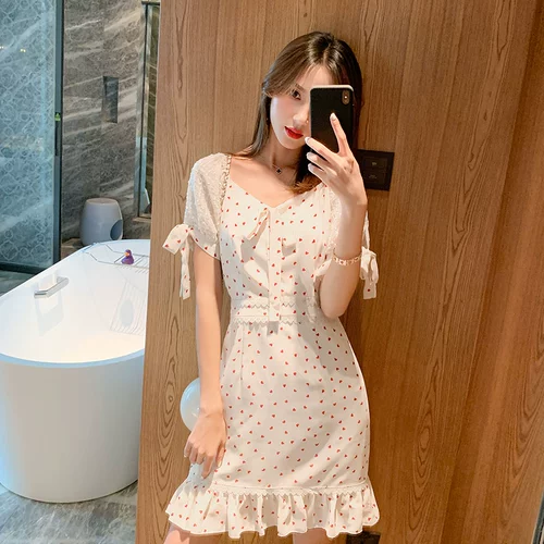 Летняя юбка, платье, приталенный корсет, коллекция 2022, яркий броский стиль, в цветочек