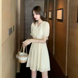 Шифоновая летняя юбка, приталенный корсет, платье, подходит для подростков