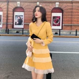 Осеннее приталенное платье, корсет, лонгслив, демисезонная юбка, подходит для подростков