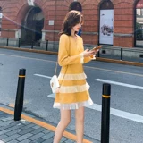 Осеннее приталенное платье, корсет, лонгслив, демисезонная юбка, подходит для подростков