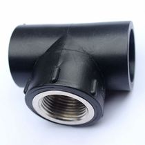 PE internal teeth tee 20 25 32 4 points 6 points hot melt pipe fittings PE pipe fittings