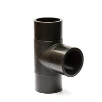 PE butt fusion tee 63 75 90 110 160 200pe docking fittings