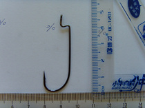 Five-scented fishing gear Japanese original fishing hook sea hook worm hook yellow croaker special with barbed tube Fuwanshi narrow belly crank hook