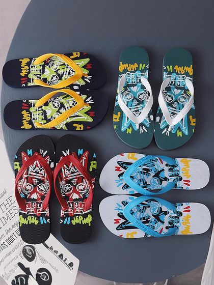 人字拖男士夏季新款ins韩版沙滩鞋防滑橡胶夹脚拖鞋男外穿凉拖鞋