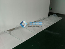 180 degrees 270 degrees 360 degrees holographic glass coated glass custom batch custom 19-inch showcase glass