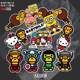 Babymilo handbook fuel tank cover suitcase water cup computer sticker bape monkey trendy brand waterproof sticker