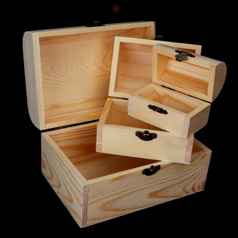 Accessories jewelry box wooden box wooden box table toy finished gemstone toy contain box pirate bagbox size large