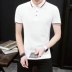 Mùa hè kích thước lớn áo thun nam áo cotton ngắn tay kinh doanh Áo sơ mi nam nửa tay giản dị có cổ áo phông nam đẹp Áo phông ngắn