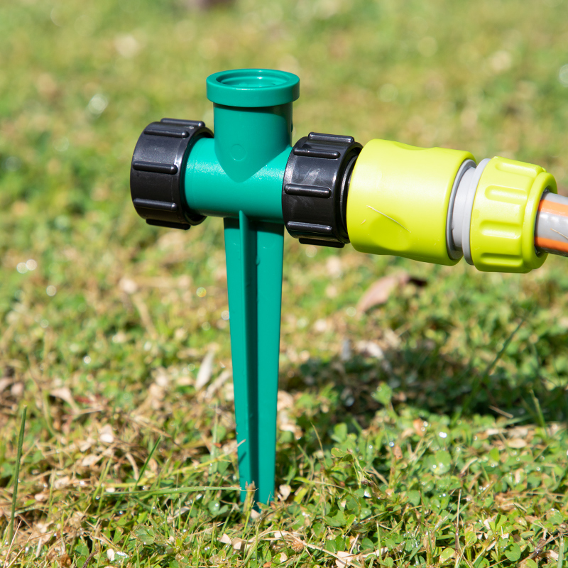 Automatic Sprinkler Gardening Water Spray Watering Sprinkler Garden Forest Green Lawn Spray Irrigation Agriculture With Irrigation Ground Insert Base